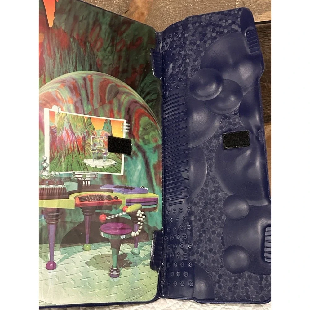 Vintage 1996‎ FuturoCity Mead 3-Ring Binder w Clipboard